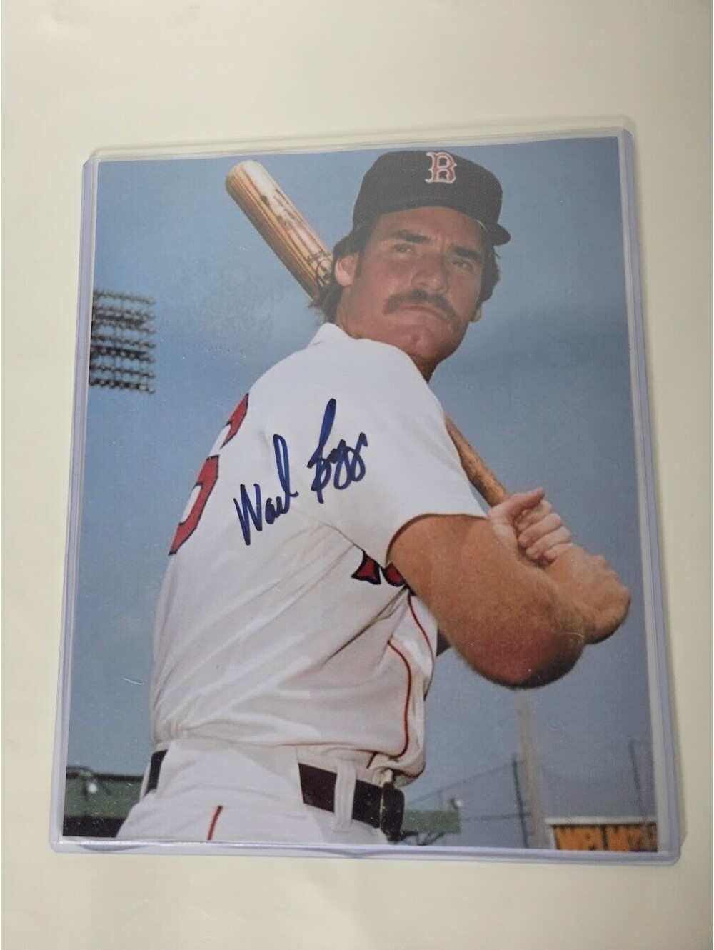Wade Boggs Signed 8x10 Photo Boston Red Sox with COA Autographed Baseball Print